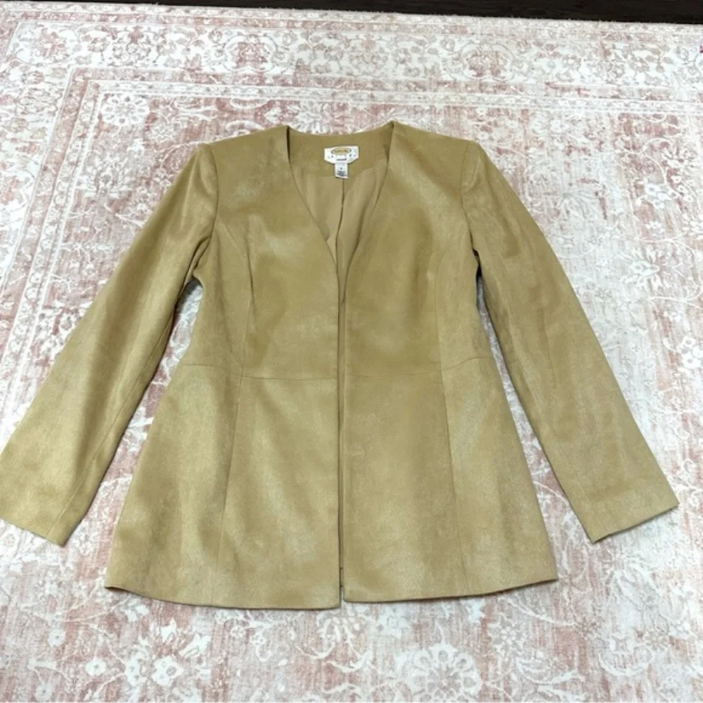 Vintage Suede Talbots Jacket With Pockets - Picture 1 of 10